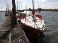 Meltemi in her home berth