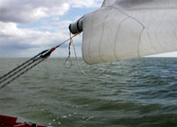 Out at sea